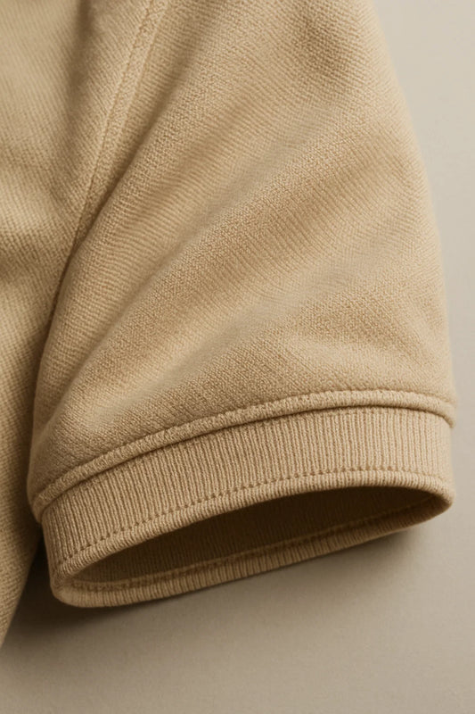 Essential Cotton Polo – Beige