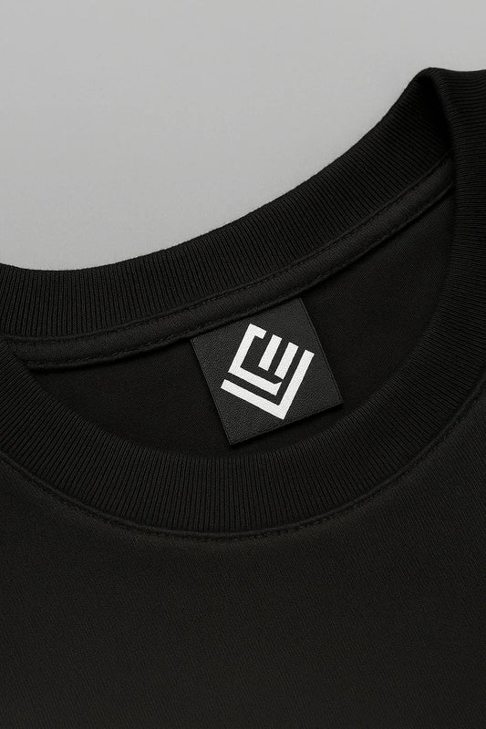 Premium Cotton T-Shirt – Black