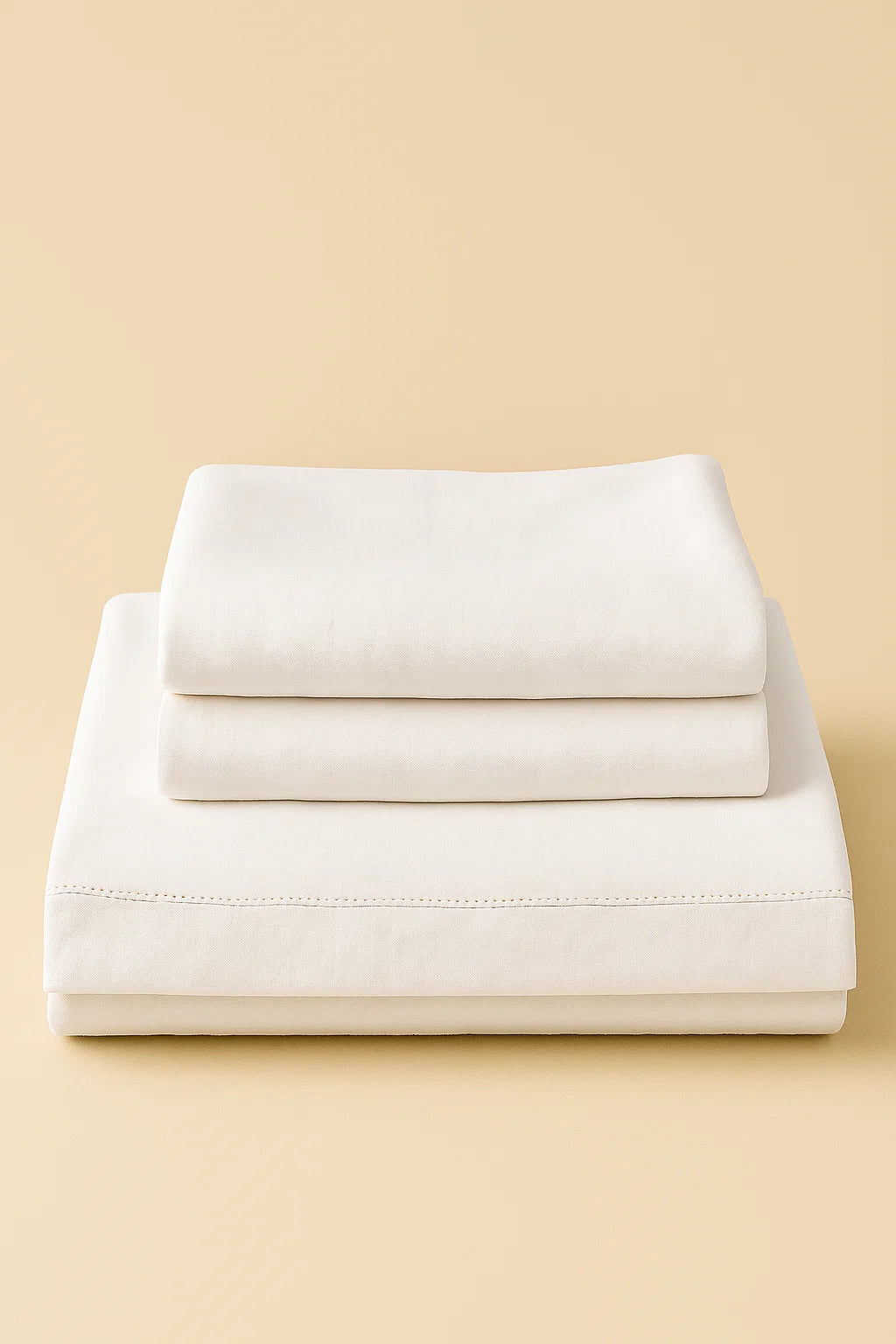 Classic Plain Bed Sheet Set - White