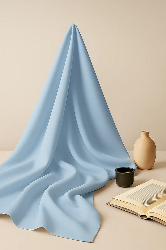 Premium 2-Piece Unstitched - Light Blue