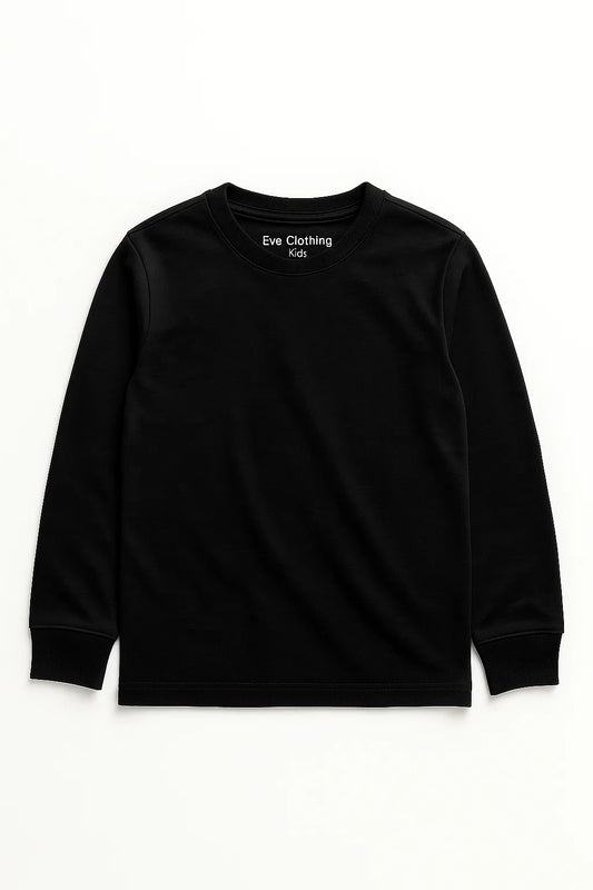 Basic Kids Sweatshirt - Black