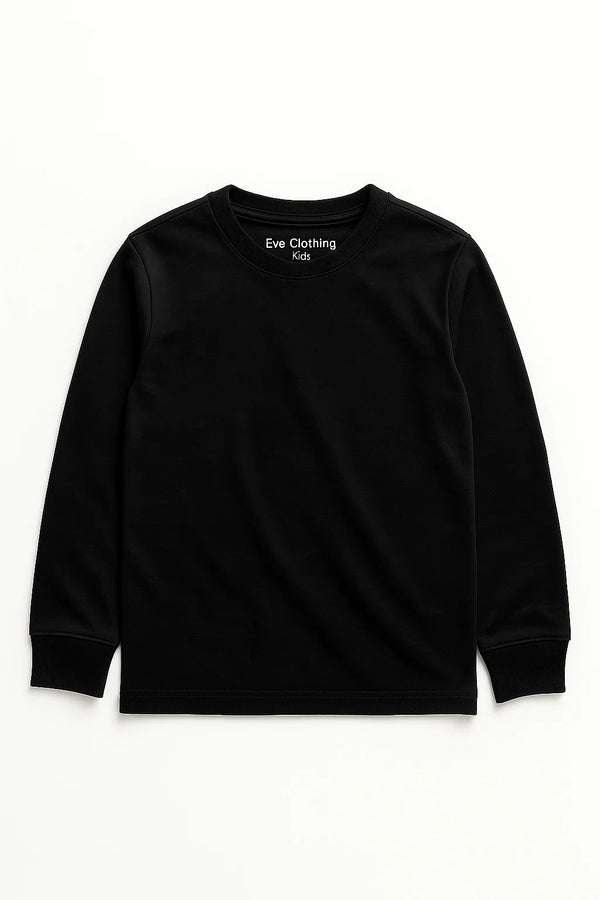 Basic Kids Sweatshirt - Black