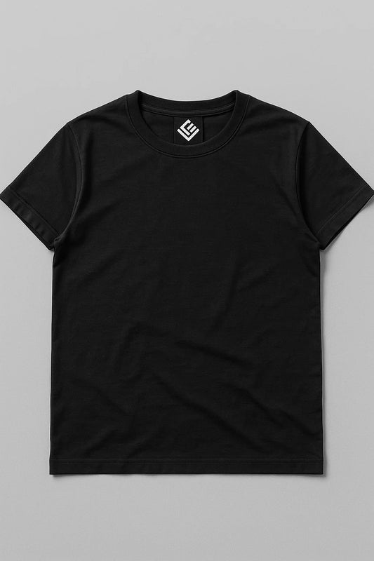 Premium Cotton T-Shirt – Black