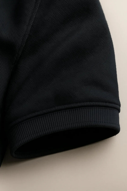 Essential Cotton Polo – Navy Blue