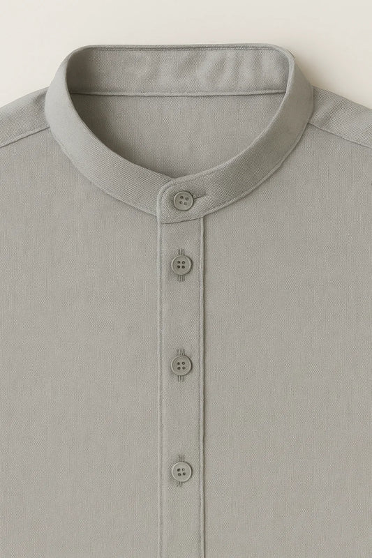 Classic Cotton Shalwar Kameez – Grey