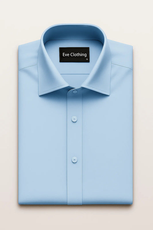 Premium Formal Shirt – Light Blue