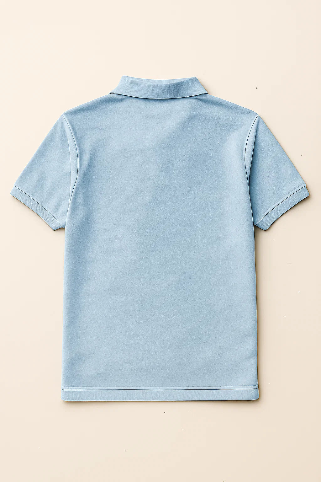 Essential Cotton Polo – Light Blue