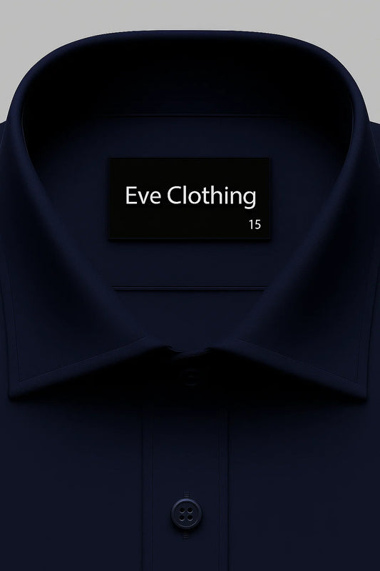 Premium Formal Shirt – Navy Blue