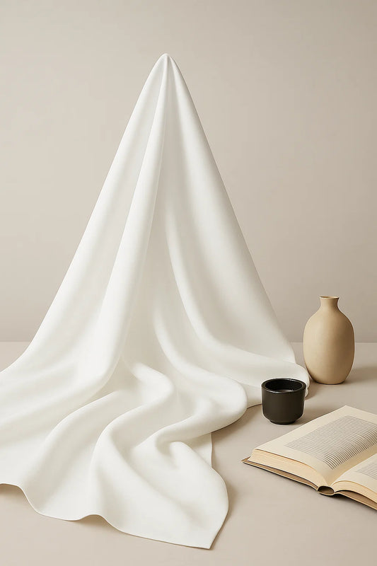 Premium 2-Piece Unstitched -  White