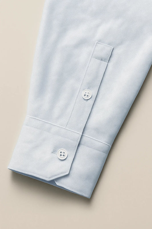 Classic Cotton Shalwar Kameez – Light Blue