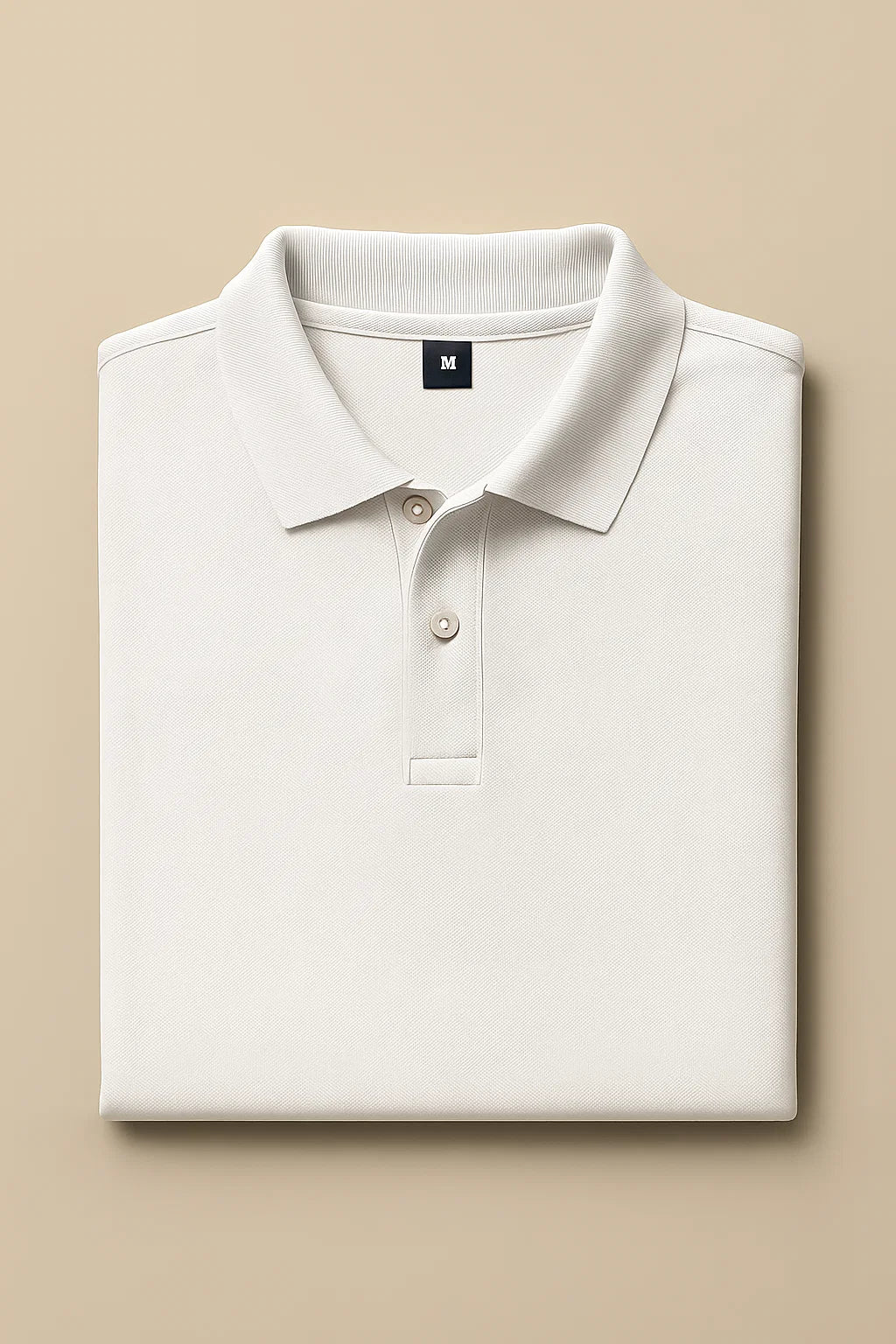 Essential Cotton Polo – White