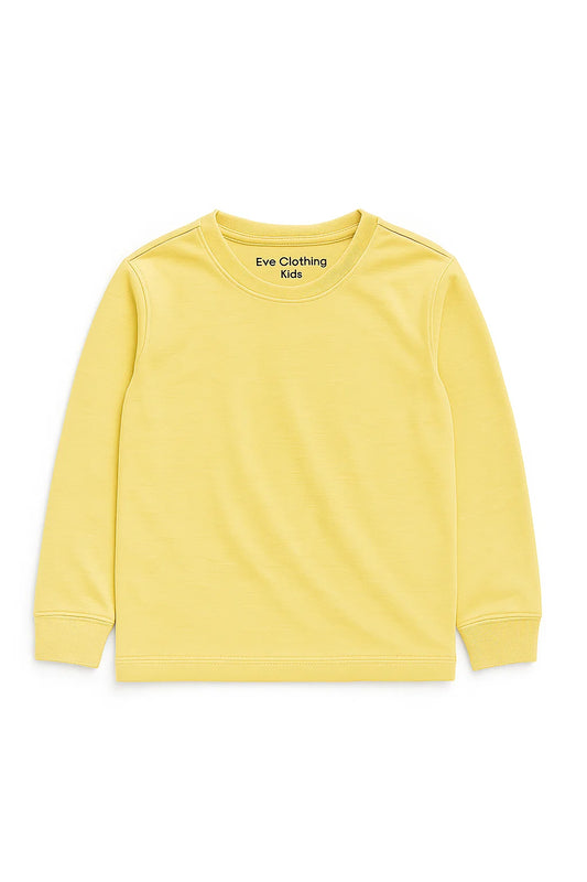 Basic Kids Sweatshirt - Yellow