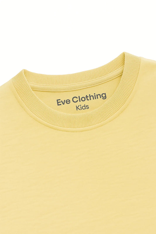 Basic Kids Sweatshirt - Yellow